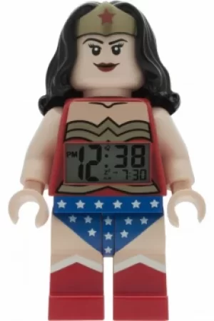 Image of LEGO DC Super Heroes Wonder Woman Minifigure Alarm Clock 9009877
