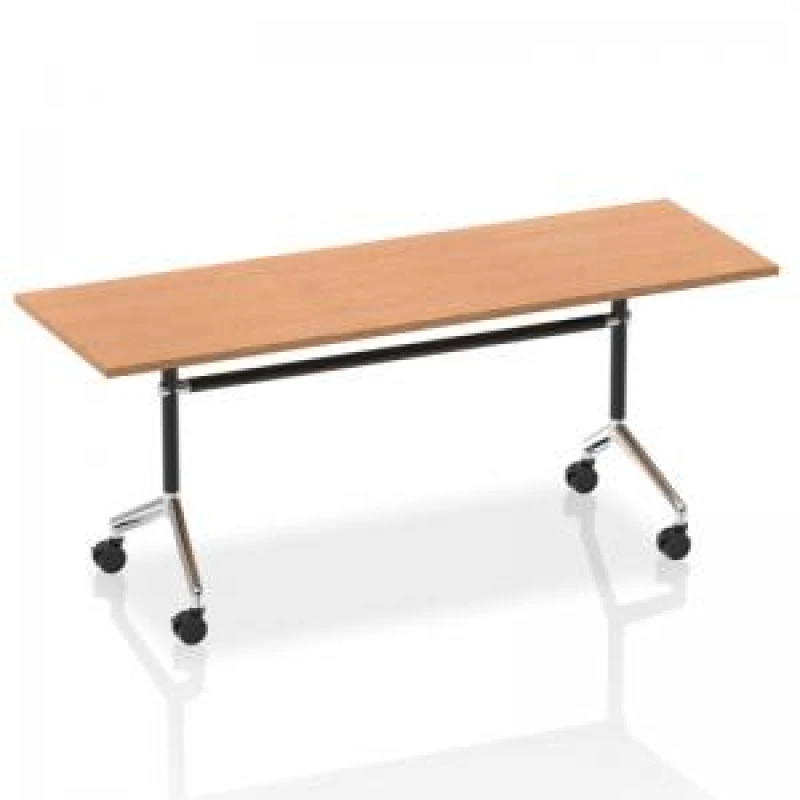 Image of Impulse Impulse 1800mm Flip Top Rectangular Table Oak Top IFTR1800OAK