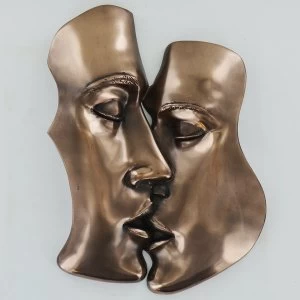 Image of Kiss Cold Cast Bronze Plaque