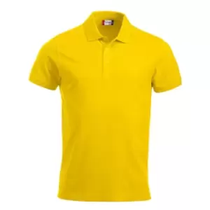 Image of Clique Mens Classic Lincoln Polo Shirt (3XL) (Lemon)