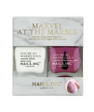 Image of NAILS. INC Marvel at the Marble Duo