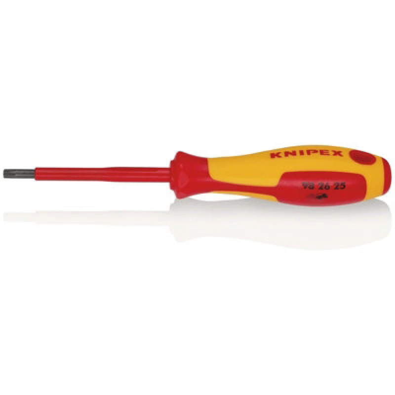 Image of Knipex 98 26 25 Vde Insulated Torx Screwdriver Tx25 X 80mm 34661