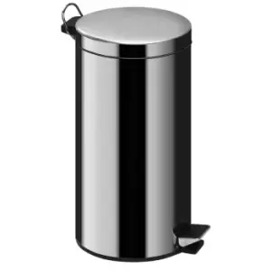 Image of Premier Housewares 12L Pedal Bin - Mirrored