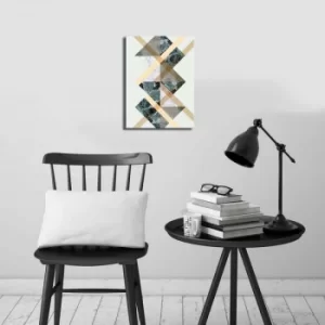 Image of 2838CIZC-04 Multicolor Decorative Canvas Painting