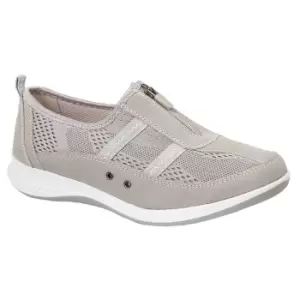 Image of Boulevard Womens/Ladies Suede/Textile Shoes (6 UK) (Grey)