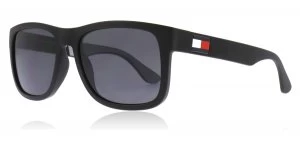 Image of Tommy Hilfiger TH1556/S Sunglasses Black / Grey 08A 56mm