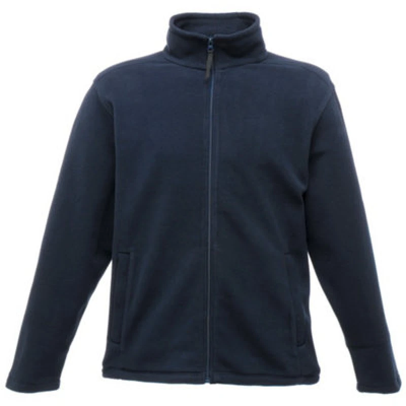 Image of Regatta Professional Mens Plain Micro Fleece Full Zip Jacket (Layer Lite) in Dark Navy Size: Small Dark Navy Male S