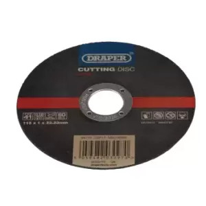 Image of Draper 94779 Stainless-Steel/Inox Metal Cutting Disc, 115 x 1 x 22.23mm