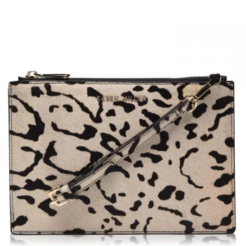 Image of Karen Millen Leopard Pony Bennett Pouch - LEOPARD PONY200