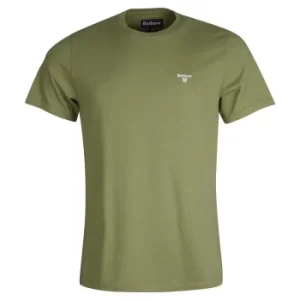 Image of Barbour Mens Sports Tee Burnt Olive Medium