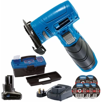 Image of Storm Force 10.8V Angle Grinder/Cut-Off Tool Kit - Tool Kit 1 [90271] - Draper