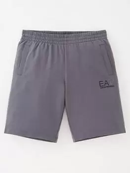 Image of EA7 Emporio Armani Boys Core ID Jog Shorts - Irongate Size 14 Years