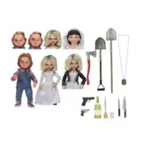 Image of NECA Chucky - 7 Scale Action Figure - Ultimate Chucky & Tiffany (2 Pack)