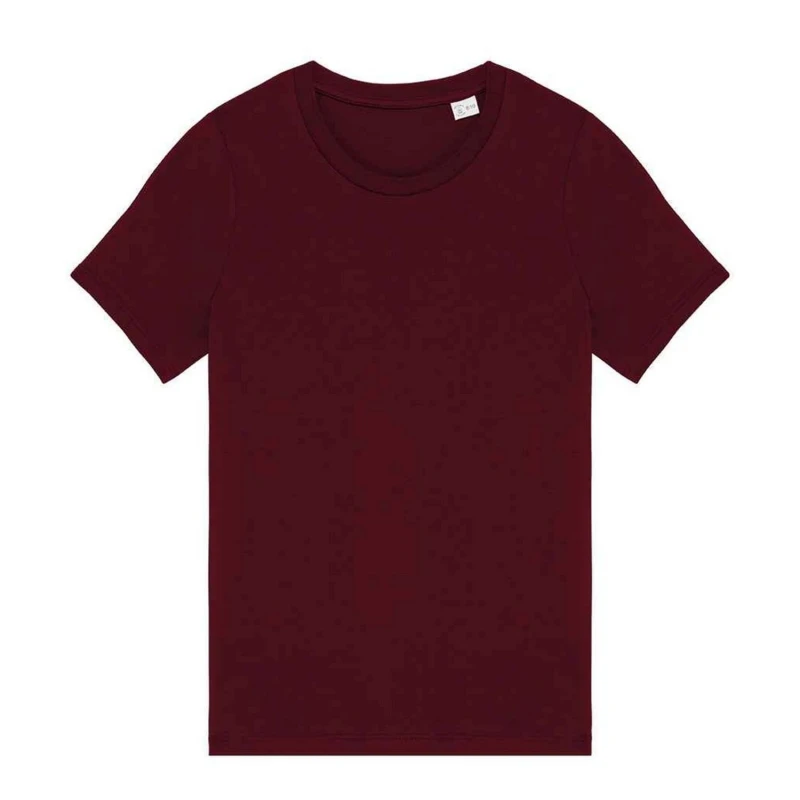 Image of Native Spirit Plain Dark Red T-Shirt Size: 4-6 Years Dark Red Unisex 4-6 Years
