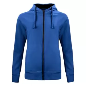 Image of Clique Womens/Ladies Classic Full Zip Hoodie (XS) (Royal Blue)