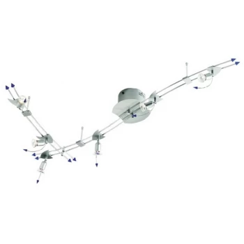 Image of Linea Verdace Lighting - Linea Verdace Rail-Set 6 Light Spotlight Bar Gx5.3 Bulb