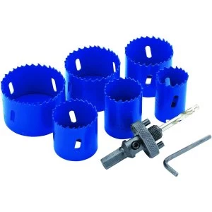 Image of Wickes Multi-purpose Hole Saw Set 6 Piece