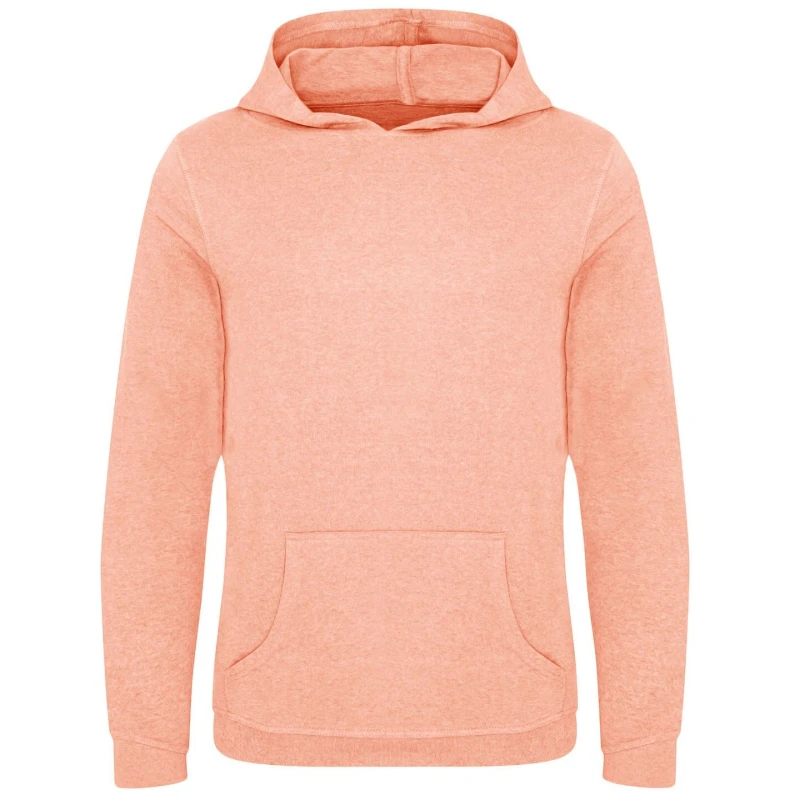 Image of AWDis AWDis Men Lusaka Regen logie Hoodie in Peach Size: X-Small Peach XS Male 5063107037183