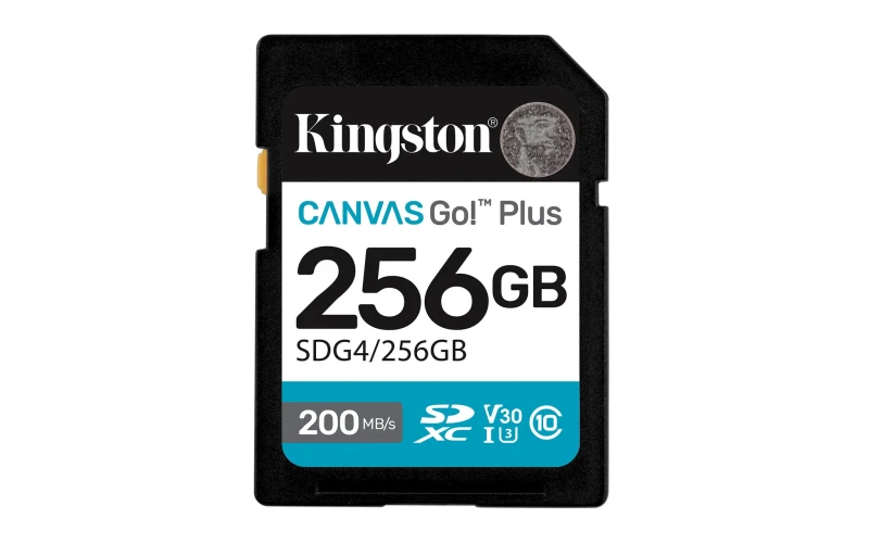 Image of Kingston Technology Canvas Go! Plus 256GB SDXC Canvas Go Plus Gen4 200