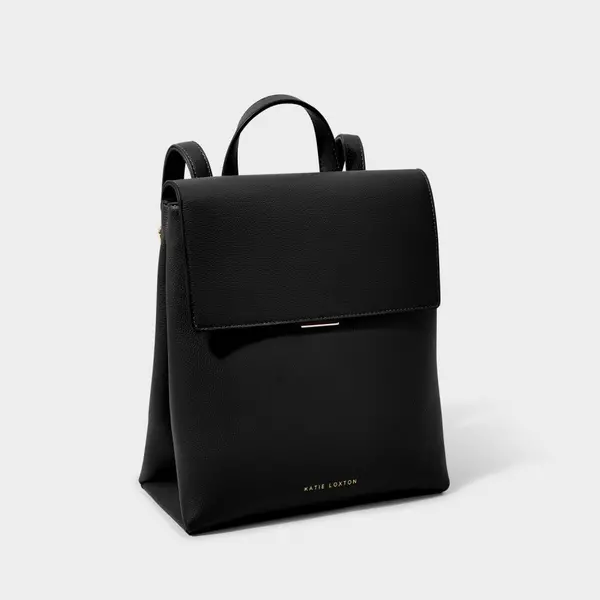 Image of Katie Loxton Black Demi Backpack & Card Holder KLB2875