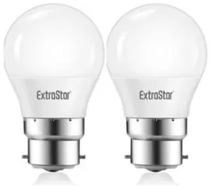 Image of 5W LED Golf Ball Bulb B22 Daylight 6500K (pack of 2)