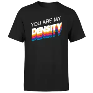 Image of Back To The Future You Are My Density Mens T-Shirt - Black - M