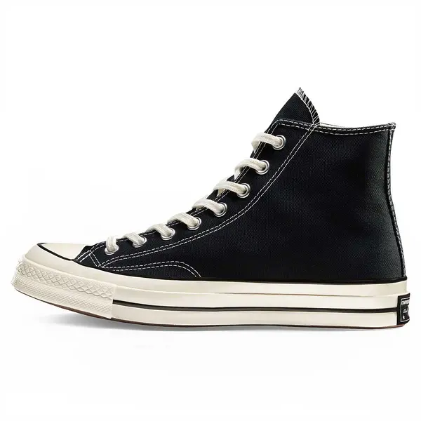 Image of Converse Chuck 70 Hi, Black/black/egret Unisex 40