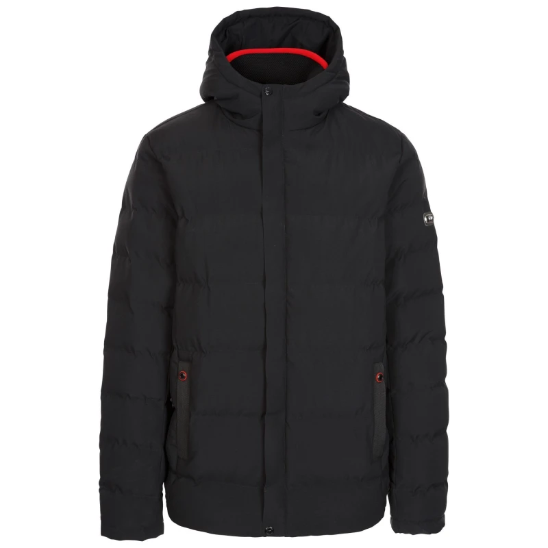 Image of Trespass Trespass Men Habbton Padded Jacket in Black Size: X-Small Black XS Male 5059958338074