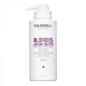Image of Goldwell DualSenses Blondes&Highlights 60 Sec Treatment Hair Mask 500ml