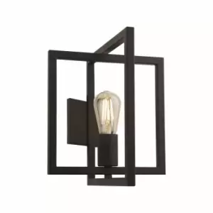 Image of Plaza Adjustable Wall Light, Matt Black