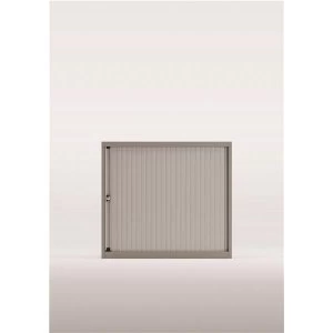 Image of Bisley Desk High Tambour Door Cupboard 800x470x693 708mm SilverSilver