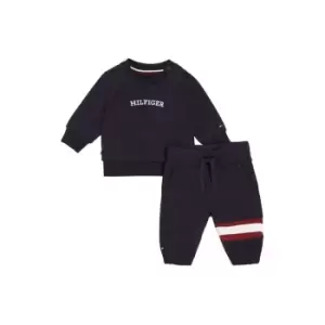 Image of Tommy Hilfiger Baby Curved Monotype Set - Blue