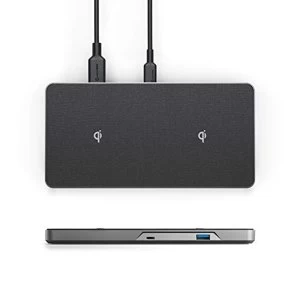 Image of Wireless Charging Station, ALOGIC 3 in 1 Wireless Charging Dock for 12/12 Pro/11/11 Pro/X/XS Max/X/8/8 Plus, AirPods/AirPods...