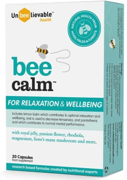 Image of Unbeelievable Health Bee Calm - Relaxation & Wellbeing Caps - 20s (Case of 3)