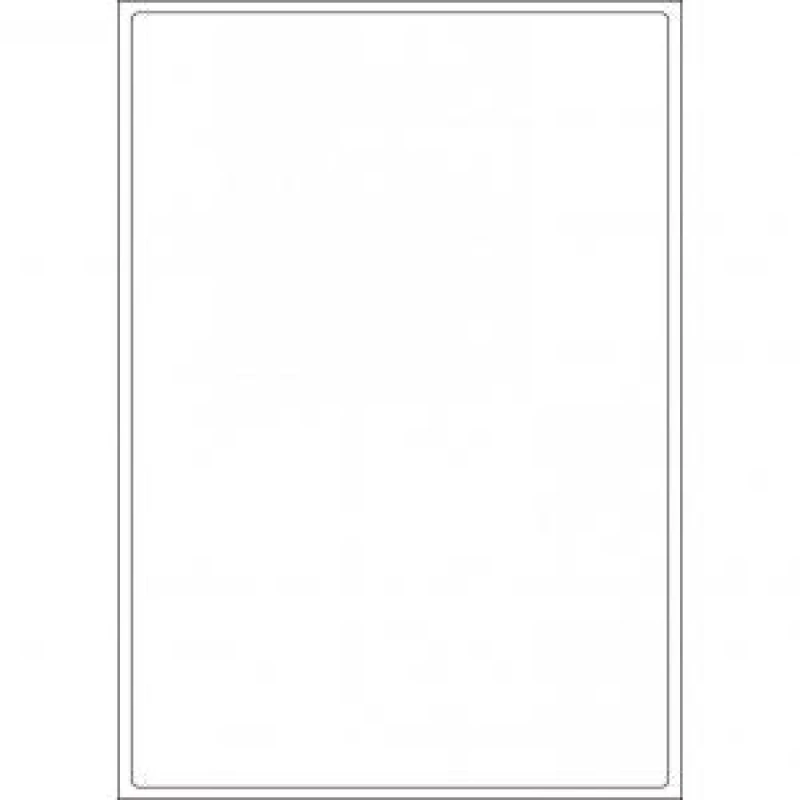 Image of ValueX Multipurpose Label 199.6x289.1mm 1 Per A4 Sheet White (Pack...