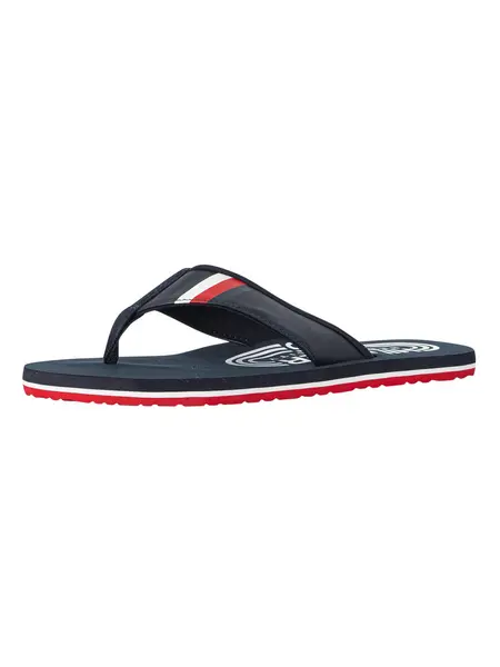 Image of Tommy Hilfiger Padded Beach Sandals Desert Sky 10.5 UK