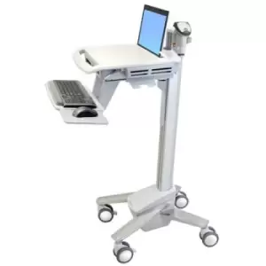 Image of Ergotron StyleView EMR Laptop Cart SV40 Aluminium Grey White Notebook Multimedia cart