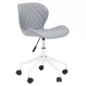 Image of Premier Housewares Brent Home Office Chair, Grey