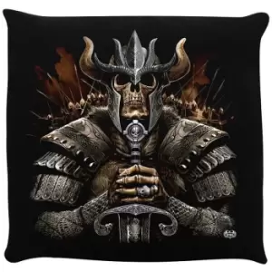 Image of Spiral Viking Warrior Filled Cushion (One Size) (Black) - Black