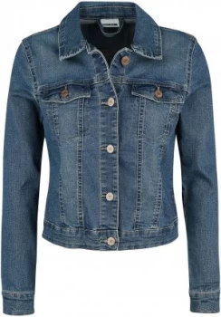 Image of Noisy May Debra Denim Jacket Jeans Jacket blue