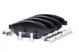 Image of Bosch Brake pad set 0 986 494 602 Brake pads,Brake pad set, disc brake PEUGEOT,CITROEN,206 Schragheck (2A/C),207 (WA_, WC_),207 CC (WD_),307 CC (3B)