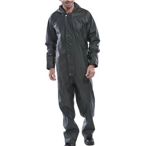 Image of Super B Dri Weatherproof Coveralls M Olive Green Ref SBDCOM Up to 3