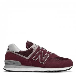 Image of New Balance 574 Classic Trainers - Wine GB