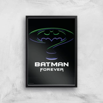 Image of Batman Forever Giclee Art Print - A3 - Black Frame
