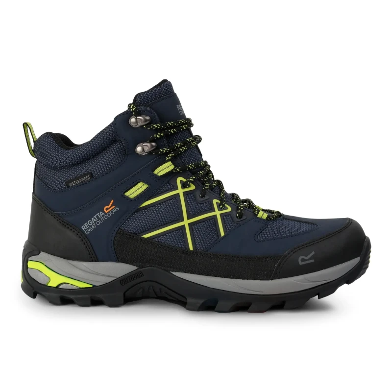 Image of Regatta Regatta Men 'Samaris III' Walking Boots in Mid Navy Size: 9 Mid Navy 9 Male 5063019659862