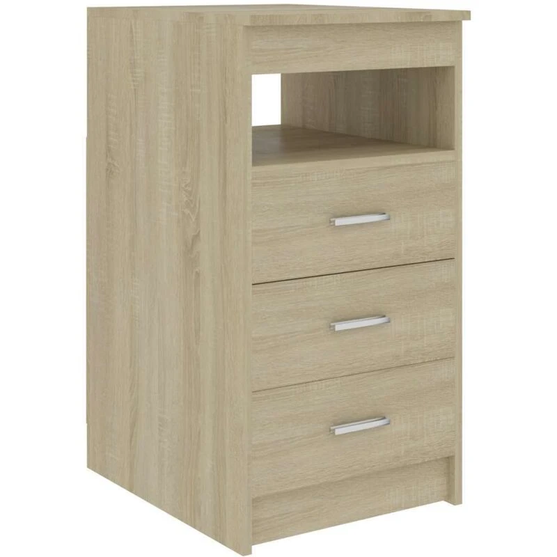 Image of VIDAXL Drawer Cabinet Sonoma Oak 40x50x76cm Engineered Wood Vidaxl 801808