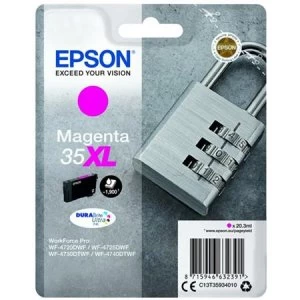 Image of Epson Padlock 35XL Magenta Ink Cartridge