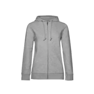 Image of B&C Womens/Ladies Organic Hoodie (M) (Grey Heather)