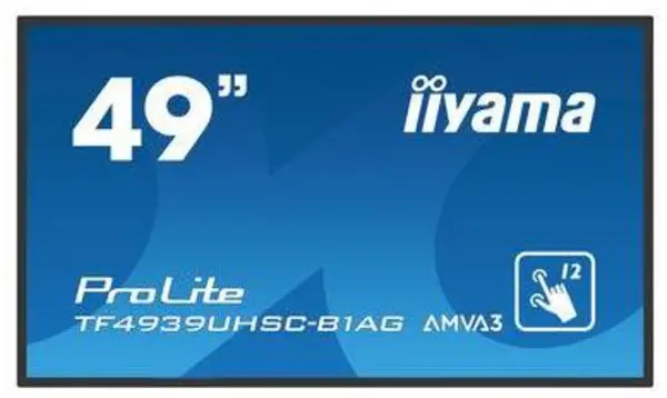 Image of iiyama 49" ProLite TF4939UHSC-B1AG 4K Ultra HD LED Touch Screen Monitor