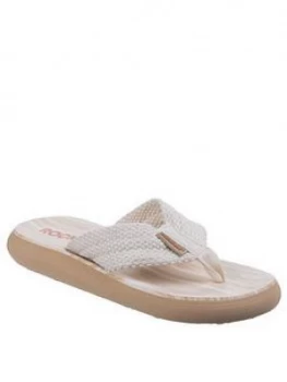 Image of Rocket Dog Sunset Webbing Flip Flop - Cream
